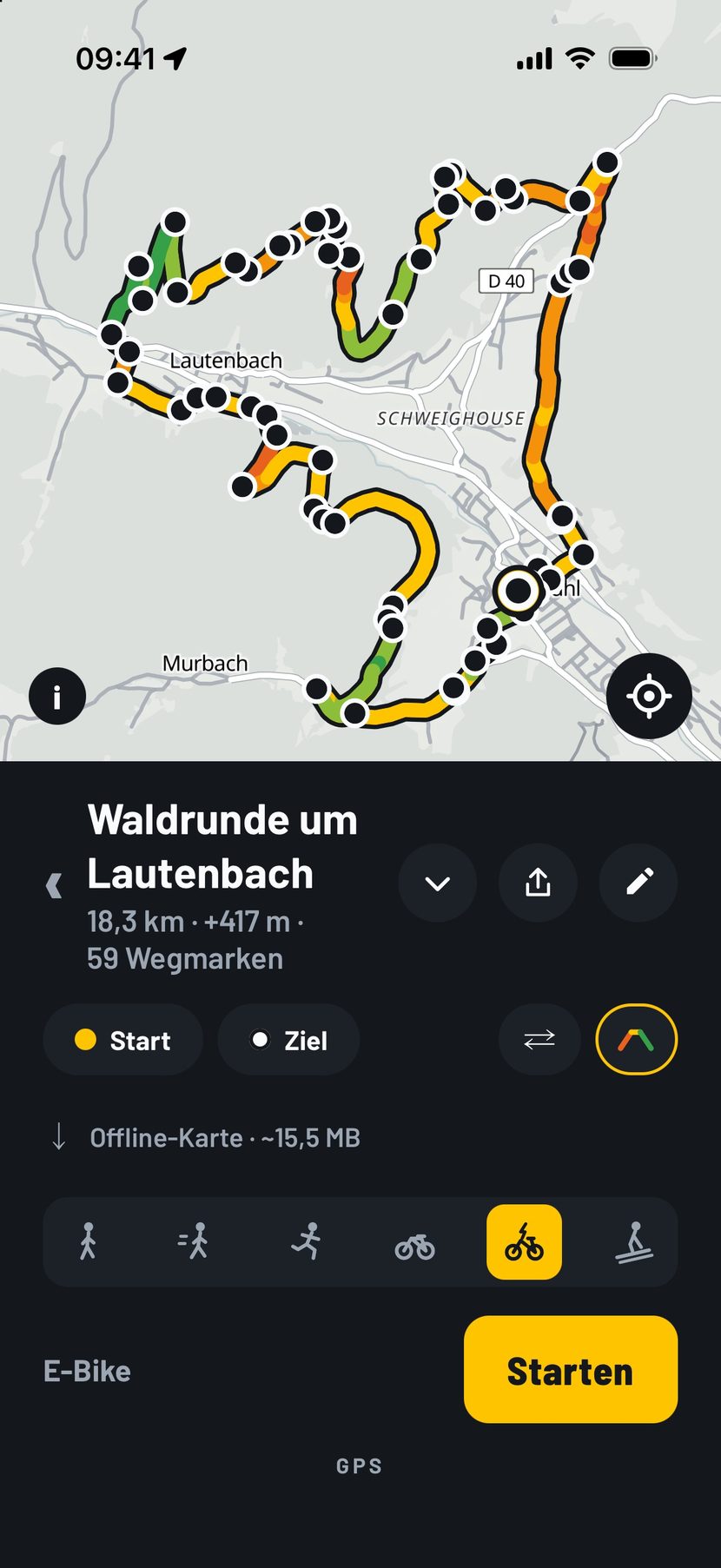 Lesbar in der prallen Sonne.