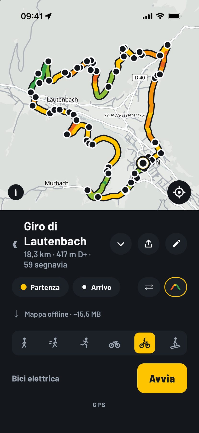 Leggibile in pieno sole.