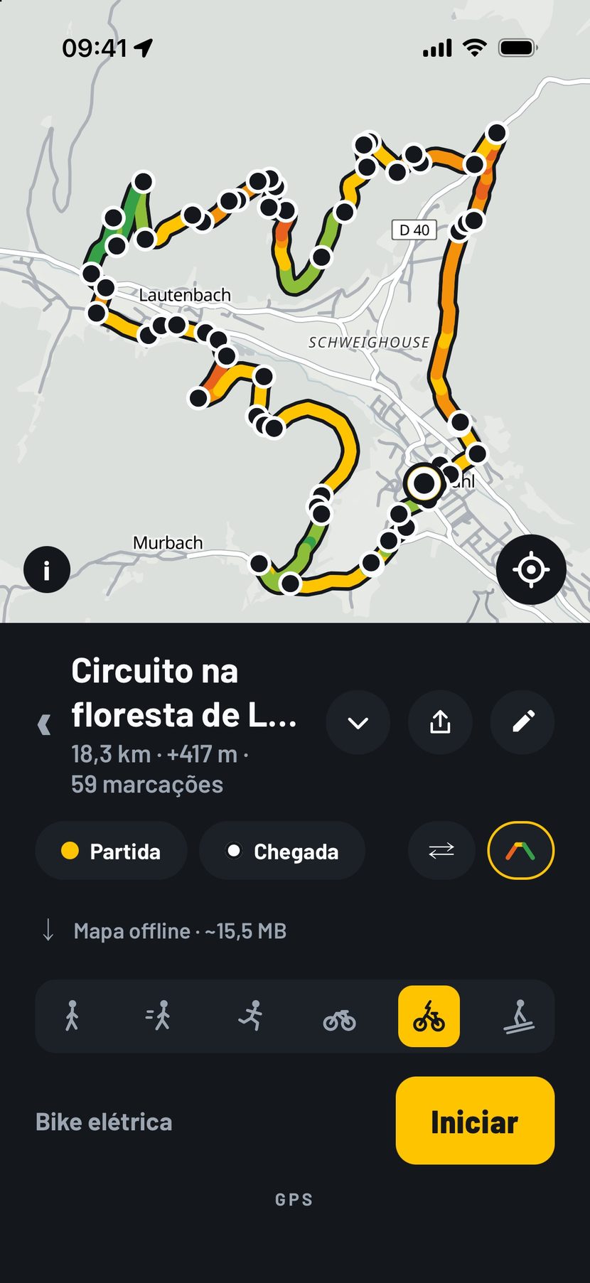 Legível em pleno sol.
